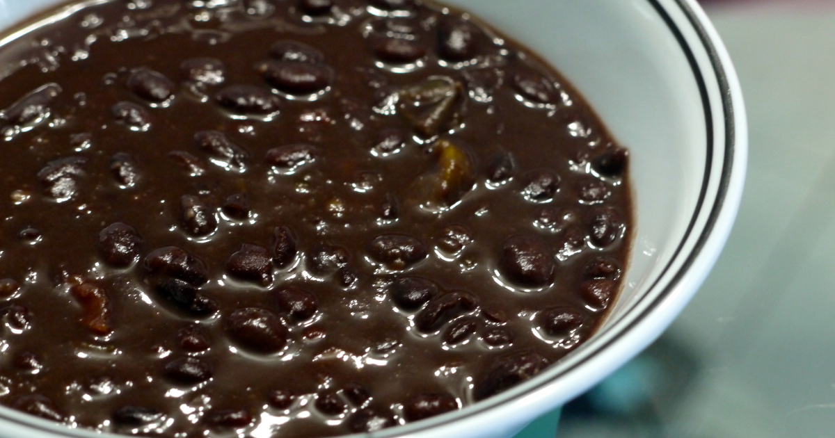 Receta de Frijoles negros dormidos - CiberCuba Cocina